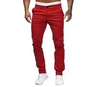 Herren-Hose aus Baumwolle, Stretch-Anzughose, Skinny-Anzughose, Khaki-Hose, farbige Hose, schmale Passform, schmal, leicht, Chinohose, leger, Business-Hose, solide Loungehose, formelle Arbeitshose,