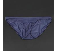 Herren Ice Silk Slip Atmungsaktiv Dünn(Navy XXL)