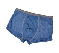 Herren Ice Silk Trunks mit Tasche für überlegene Atmungsaktivität und Komfort (XXL Blau)