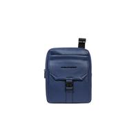 Piquadro S135 Umhängetasche RFID Schutz Leder 22 cm blue
