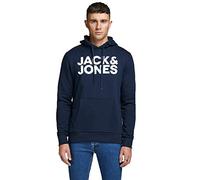 JACK & JONES Herren Hoodie navy, Größe M, 4348534 Navy M