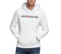 Jack & Jones Corp Old Logo Kapuzenpullover XL White / Detail Regular Fit