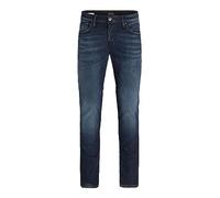 Herren Jack & Jones Jeans Tim Straight Legs Slim Fit Flat Front Tim ORIGINAL, Farben:Dunkelblau, Größe Jeans:33W / 32L