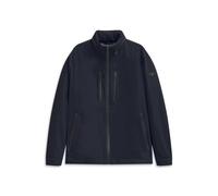 Regenjacke BUGATTI "Rainseries", Herren, Gr. 50, blau (390, marine), 100% Polyester, unifarben, regular fit, Manschette, Jacken Regenjacke, Regular Fit mit Kapuze & Stehkragen (52833619-50) 390, marin