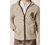 Herren Jacke - BASTIAN % - Krüger Buam - 097720-000-0023 - Strickjacke - Trachtenjacke Beige