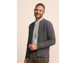 Herren Jacke - GERARDO - Krüger Buam - 971069-000-0041 - Strickjacke - Trachtenjacke Anthrazit/Anthrazit - Gr. - 3XL