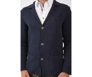 Herren Jacke - LEONARD % - Krüger Buam - 907051-000-0080 - Strickjacke - Trachtenjacke Marine - Gr. - XL