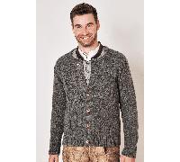Herren Jacke - MAXI - Krüger Buam - 972165-000-0041 - Strickjacke - Trachtenjacke Anthrazit - Gr. - XXXL
