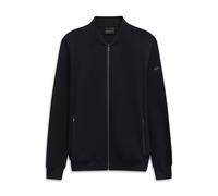 Sweatjacke BUGATTI "Modern Fit", Herren, Gr. 3XL, 390, marine, Sweatware, 87% Baumwolle, 10% Polyester, 3% Elasthan, unifarben, casual, normal, Langarm Rippbündchen, Sweatjacken, mit Collegekragen und