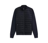 Sweatjacke BUGATTI "Regular Fit", Herren, Gr. M, 390, marine, Sweatware, 76% Baumwolle, 18% Polyester, 6% Elasthan, unifarben, casual, regular fit, ohne Ausschnitt, Langarm Rippbündchen, Sweatjacken, 