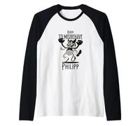 Herren Jakob - Jungen Name mit süßem Teufel - Born to Misbehave Raglan