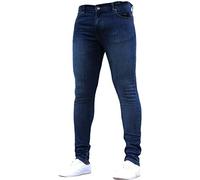 Herren Jeans mit schmaler Passform Herren Skinny Jeans Super Stretch Jeanshose Für Männer Slim Fit Jeans Skinny Hip Hop Denim Hose Vintage Used Look Bequeme Hose Klassisch Geschnitten