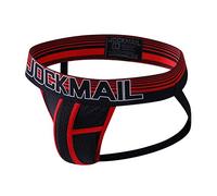 Herren Jocks Logobund String Tanga Mann Jocks Stretch Tanga Slip Männer Unterhosen Sport Jockstraps Tangaslip Atmungsaktiv Sportunterwäsche Rot L