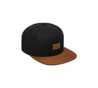 Herren Kappe REELL Suede Cap schwarz/braun