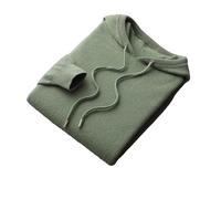 Herren Kaschmir Hoodie Merino Wolle Strick Sweatshirt Winter Casual Große Top, Xbf2307, L