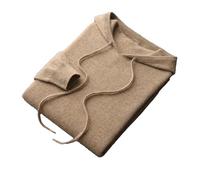 Herren Kaschmir Hoodie Merino Wolle Strick Sweatshirt Winter Casual Große Top, Xft2208, XXL