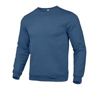 Herren Kleidung Shirt Langarm Sweatshirt Einfarbig Rundhals Pulli Ohne Kapuze Causal Basic T-Shirt Warm Tee Trachtenhemden Für