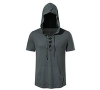 Herren Kurzarm-T-Shirt Hoodie Sport Casual Fitness Sweatjacke Kapuzenjacke Casual Langarm Fashion Hoodies Sommer Herren Bambus-Baumwoll-T-Shirt Herren Casual Mode Henley-Kragen