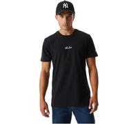Herren-Kurzarmshirt New Era ESSENTIAL SCRIPT TEE schwarz 12590883 - S