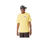 Herren-Kurzarmshirt New Era HERITAGE GRAPHIC OVERSIZE TEE gelb 60332232 - L