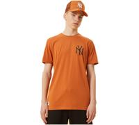 Herren-Kurzarmshirt New Era MLB CHEST TEAM LOGO TEE NEW YORK YANKEES braun 12893145 - M