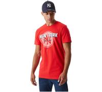 Herren-Kurzarmshirt New Era MLB HERITAGE GRAPHIC NEW YORK YANKEES TEE rot 12590920 - M