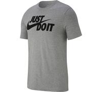 NIKE Sportswear JUST DO IT T-Shirt Herren 063 - dk grey heather/black XXL