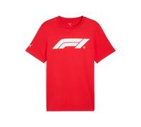 Puma F1® Essentials Logo T-Shirt Herren | Mit Plain | Pop Red | Größe: L Red