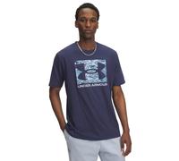 Under Armour Kurzarmshirt ABC Camouflage – Boxed Logo, leicht & schnelltrocknend – Washed Navy XL
