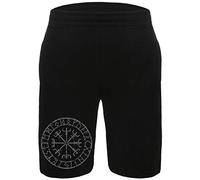 Herren Kurze Hose Nordischer Kompass Vegvisir Rune Odin Thor Wikinger Zeichen