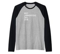 Herren Labrador Retriever Pudel Mix Best Labradoodle Dad Ever Raglan