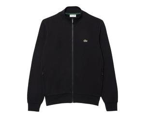 Herren Lacoste Jogger-Sweatshirt aus aufgerautem Fleece Schwarz : 4 - M
