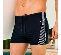 Herren Lässig Kontraststreifen Badehose für Urlaub, Hawaii, Ferien