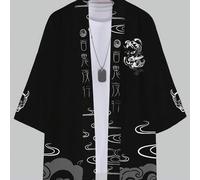 Herren Lässig offene Strickjacke, aus Polyester, lässiger Sommerstil