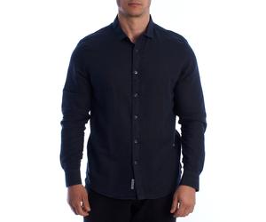 Herren Langarm Leinenhemd HS24MCA01 M