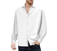 Herren-Langarm-T-Shirt, V-Ausschnitt, T-Shirts für Großbritannien, weiße Hemden, lockere Passform, Baumwollhemden, lässig, Baumwolle, Langarm-T-Shirt, Tops und T-Shirts, Tops, lässige Strickjacken