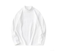 Herren Langarmshirt Halbrollkragen Pullover Solide für Freizeit | Men's Casual Long Sleeve T-shirt Sweatshirt Half-Turtleneck Solid Pullover Tops