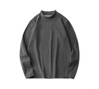 Herren Langarmshirt Halbrollkragen Pullover Solide für Freizeit | Men's Casual Long Sleeve T-shirt Sweatshirt Half-Turtleneck Solid Pullover Tops