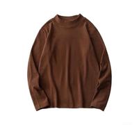 Herren Langarmshirt Halbrollkragen Pullover Solide für Freizeit | Men's Casual Long Sleeve T-shirt Sweatshirt Half-Turtleneck Solid Pullover Tops