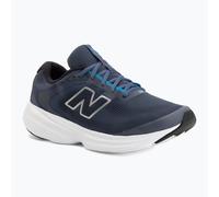 Laufschuh NEW BALANCE "411", Herren, Gr. 45, blau (nb navy, altitude, silber metallic), Synthetik, Textil, Schuhe Laufschuh, für Erwachsene geeignet, mit Laufsohle aus Gummi (36925661-45) nb navy, alt