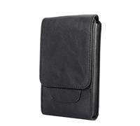 Herren Leder Handy Gürteltasche, Hüfttaschen Handy Klein, Universal Mini Handytasche Kleine Handy Smartphone Beutel Bügel Hüfttaschen Gürteltasche Armband Tasche mit Karabinerhaken und Gürtelschlaufe