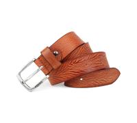 Herren Ledergürtel Büffel 4 cm Breit Gr. 110 cm