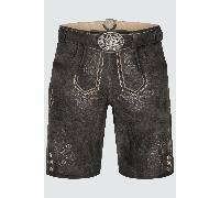 Herren Lederhose - ARIJUS - Trachtenhose - Krüger Buam - 099610-000-0044 - Farbe - Braun - Größe - 54