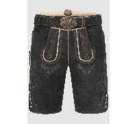 Herren Lederhose GASPAR mit Gürtel - Krüger Buam - 961870-000-0076 Braun - Gr. - 50