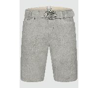Herren Lederhose JARI % mit Gürtel - Krüger Buam - 963970-000-0043 Hellgrau - Gr. - 58