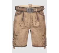 Herren Lederhose MARINO % mit Gürtel - Krüger Buam - 969167-000-0071 Hellbraun - Gr. - 44