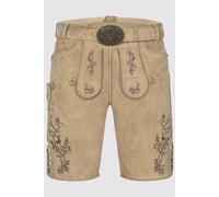 Krüger Lederhose Milian mit Gürtel 50 braun