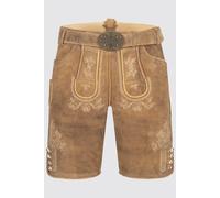 Herren Lederhose ROBERTO % - Krüger Buam - 962367-000-0715 Hellbraun - Gr. - 48