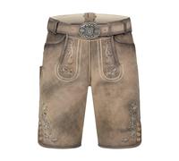 Herren LEDERHOSE Wincent - Krüger Buam - 961071-000-0007 Braun - Gr. - 52