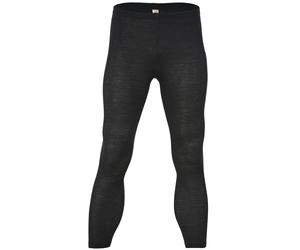 Herren Leggings Wolle Seide schwarz 54/56